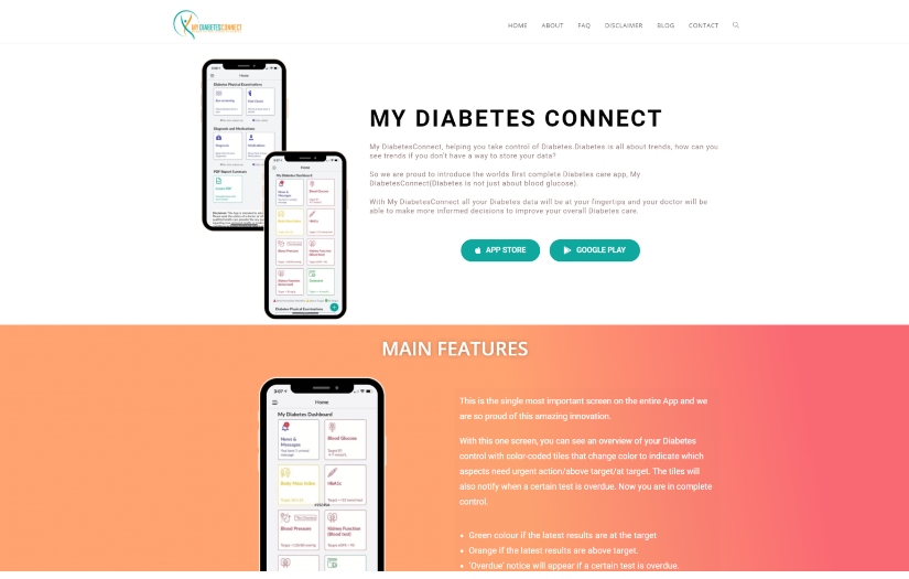 MyDiabetes Connect - World's first complete Diabetes care app screenshot 1