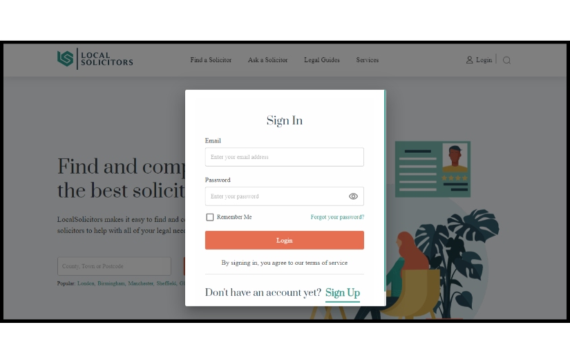 LocalSolicitors - A free platform for Solicitors to market their firm and engage with clients. screenshot 2