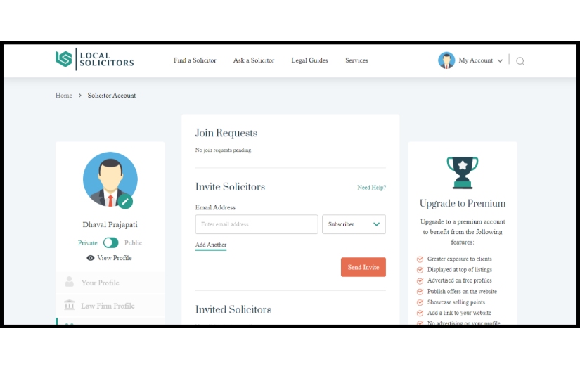 LocalSolicitors - A free platform for Solicitors to market their firm and engage with clients. screenshot 6
