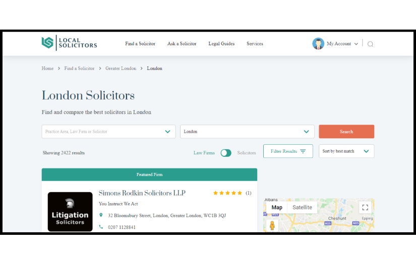 LocalSolicitors - A free platform for Solicitors to market their firm and engage with clients. screenshot 7