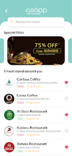Asapp - On-demand Food Delivery App screenshot 2