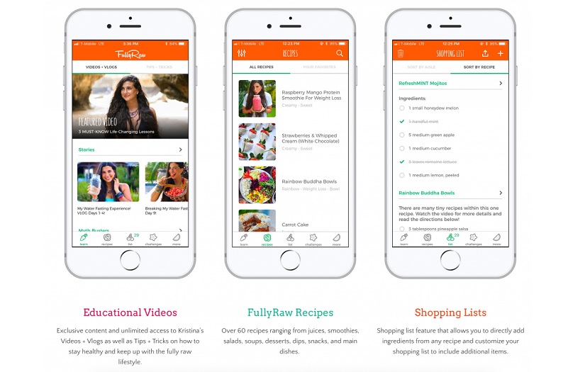 FullyRaw screenshot 1