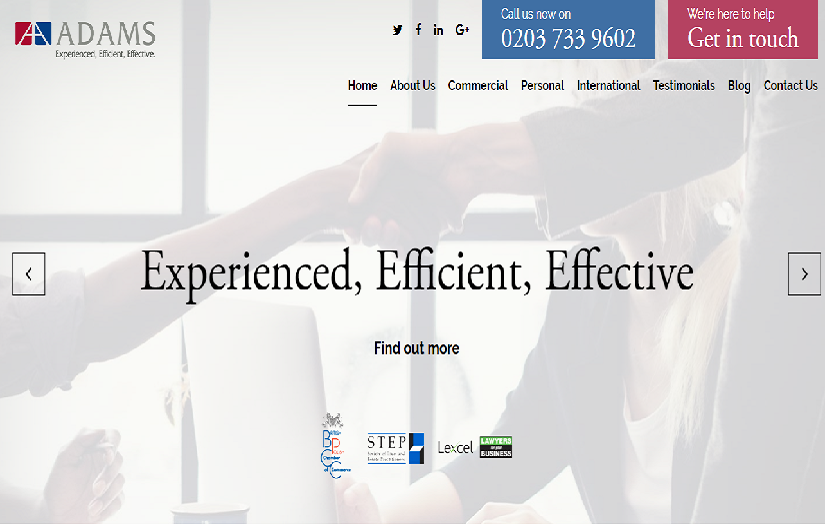 Adam Solocitors screenshot 1