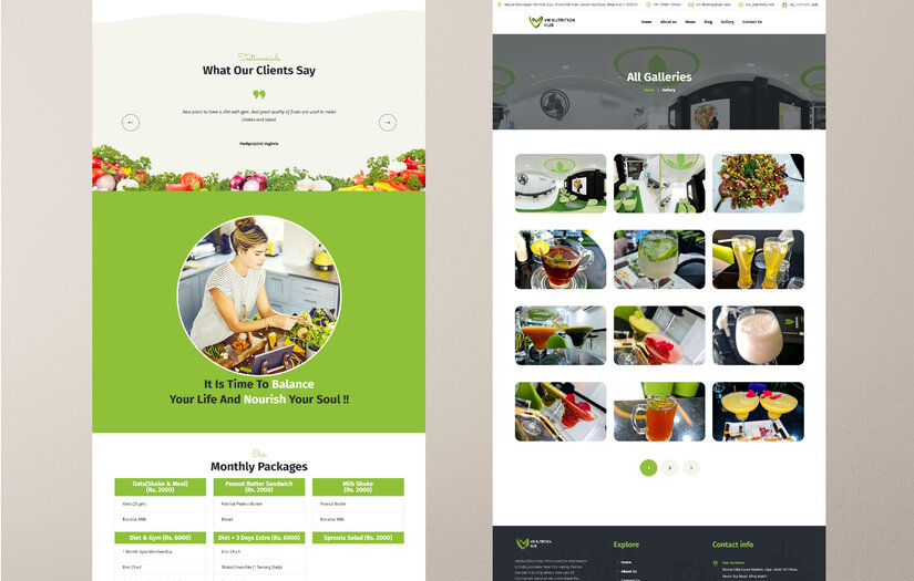 VM Nutrition Hub screenshot 1