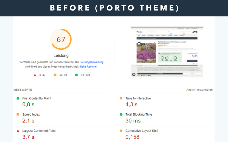 Magento Theme Migration to Hyvä for a German Garden Plants Store screenshot 2