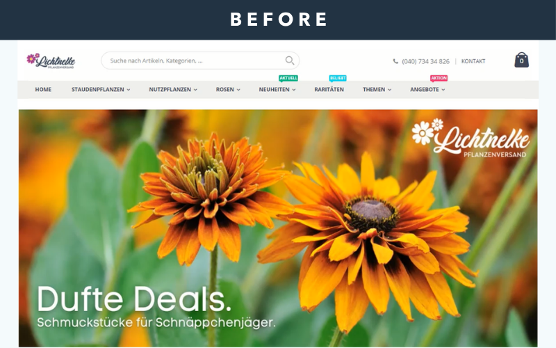 UI/UX Optimization for a Magento Store screenshot 2