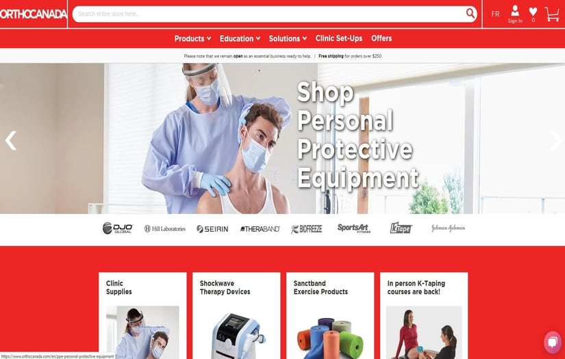 OrthoCanada screenshot 1