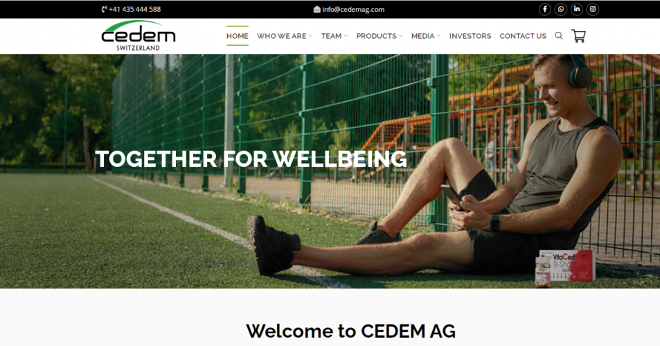 Cedem AG Switzerland screenshot 1