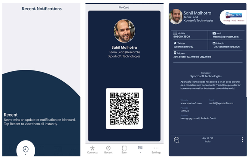 IDENCARD screenshot 1