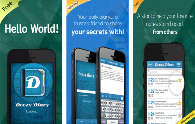 Doozy Diary screenshot 1