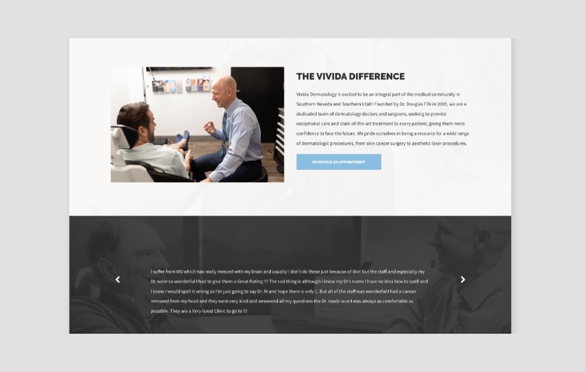 Vivida Dermatology screenshot 1