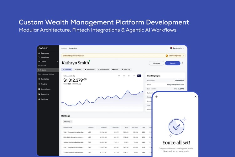 OneVest- Agentic Wealth Management Platform screenshot 4