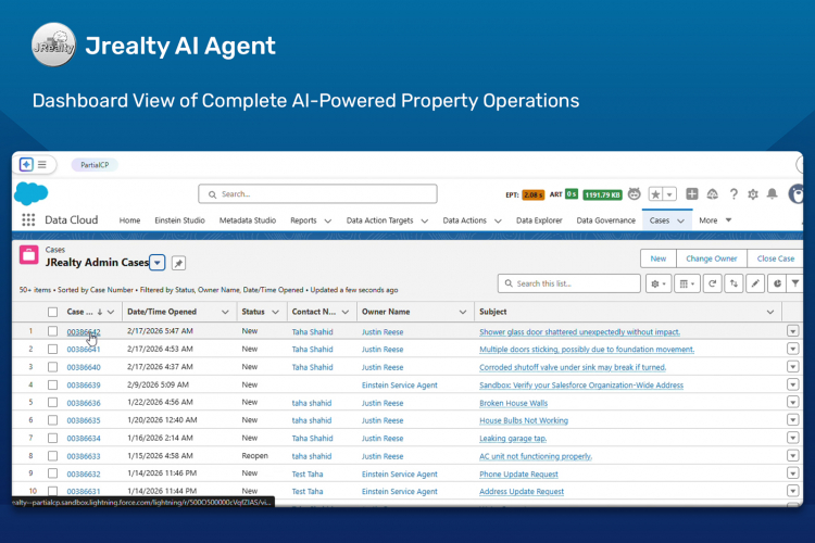 JRealty – AI Salesforce Agentforce for Property Management screenshot 2