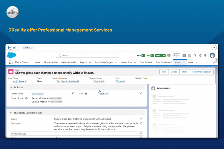 JRealty – AI Salesforce Agentforce for Property Management screenshot 3