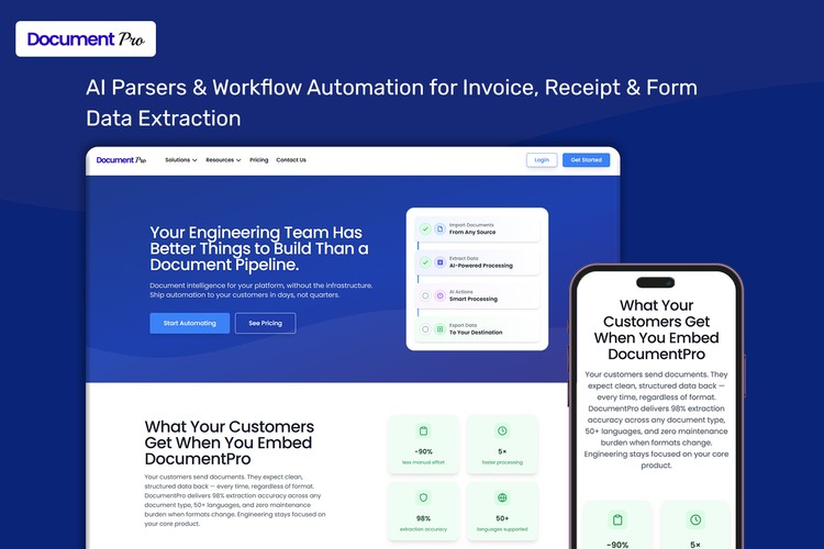 AI Document Workflow Automation - DocumentPro screenshot 1