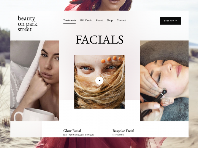 Fashion Website Design screenshot 2