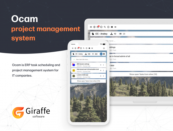 Ocam - task schedule and project management system screenshot 1