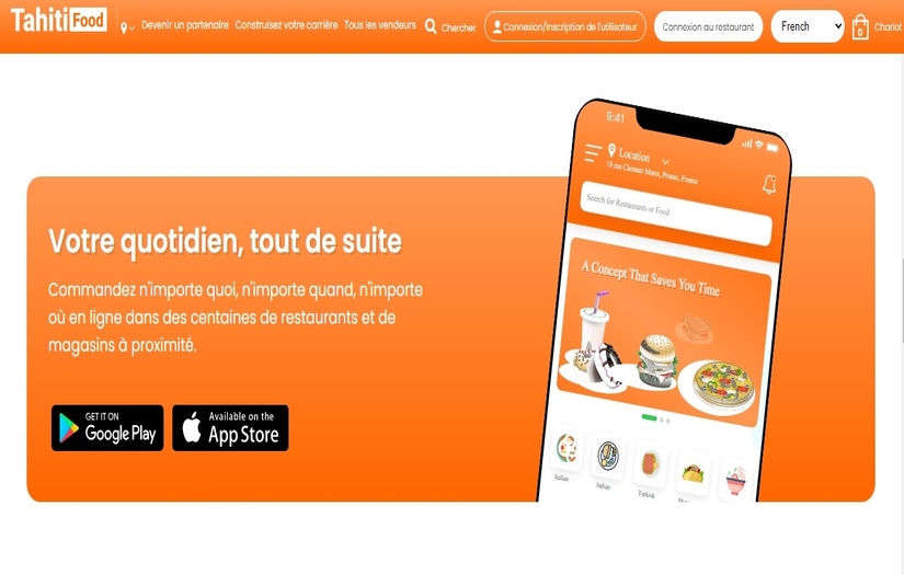 Tahiti Food - On demand Food screenshot 1