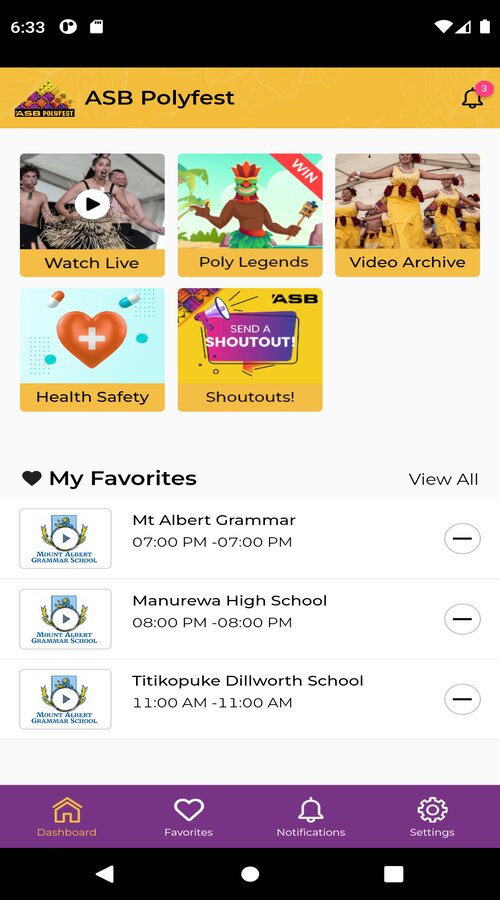 ASB PolyFest screenshot 1