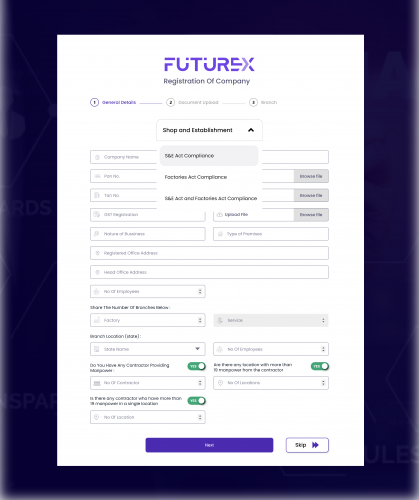 FutureX – Regulatory Compliance Management System screenshot 3