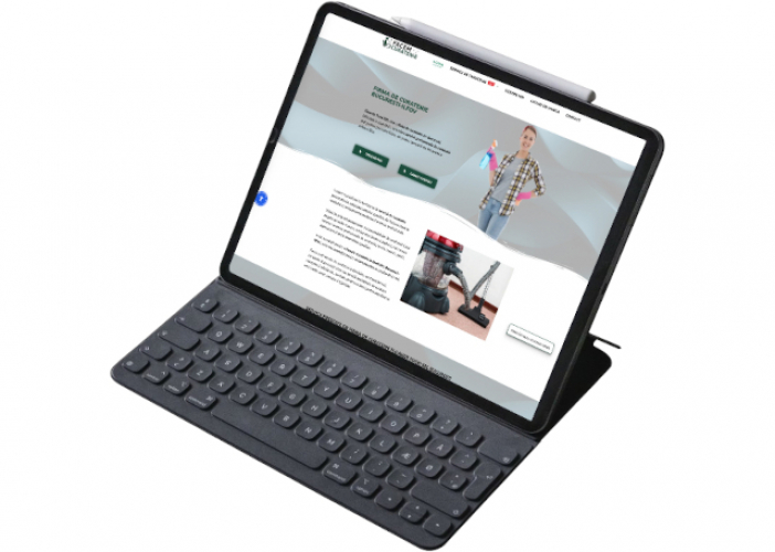 Facemcuratenie.ro - Firma de curatenie Bucuresti-Ilfov screenshot 1