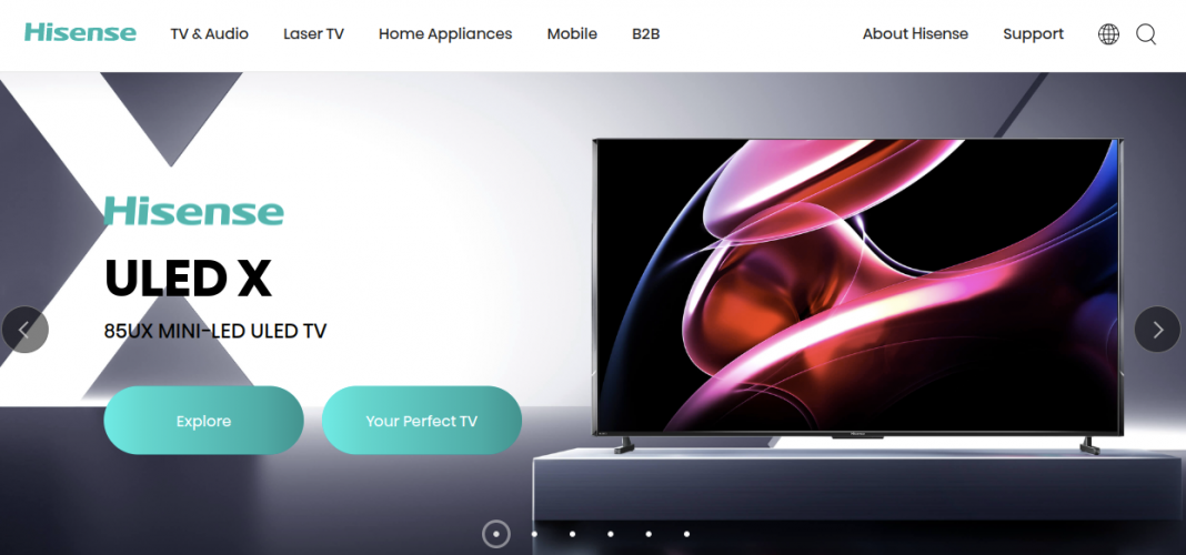 Hisense screenshot 1