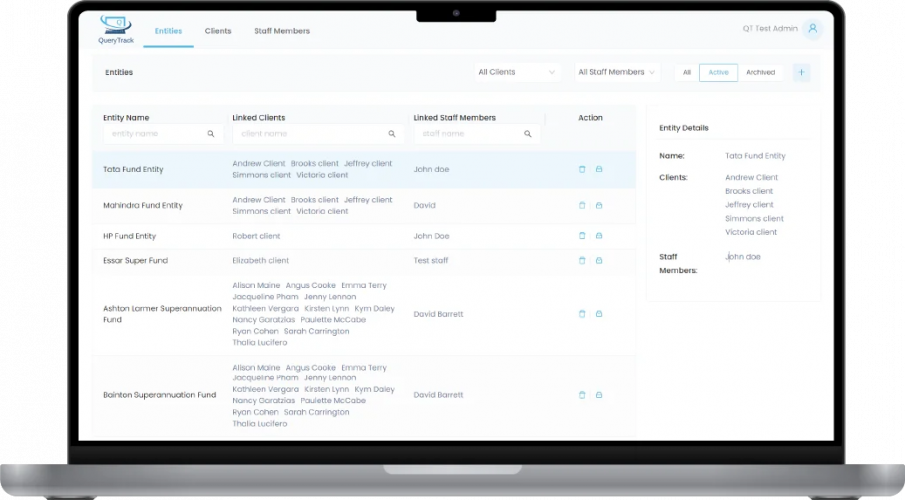 QueryTrack screenshot 2