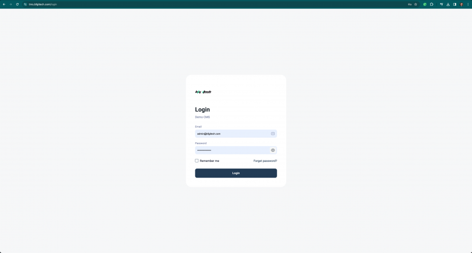 Custom TMS (Transportation Management System) screenshot 2
