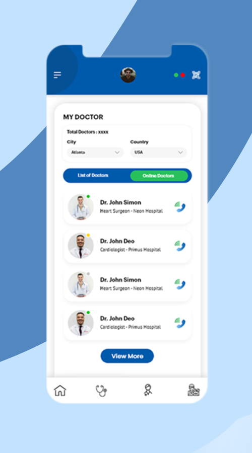 Health analysis & Tele-consultancy app screenshot 2