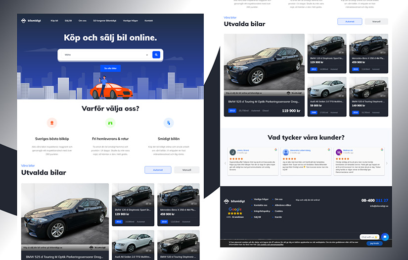 Bilsmidigt - Buy and sell cars online. screenshot 1