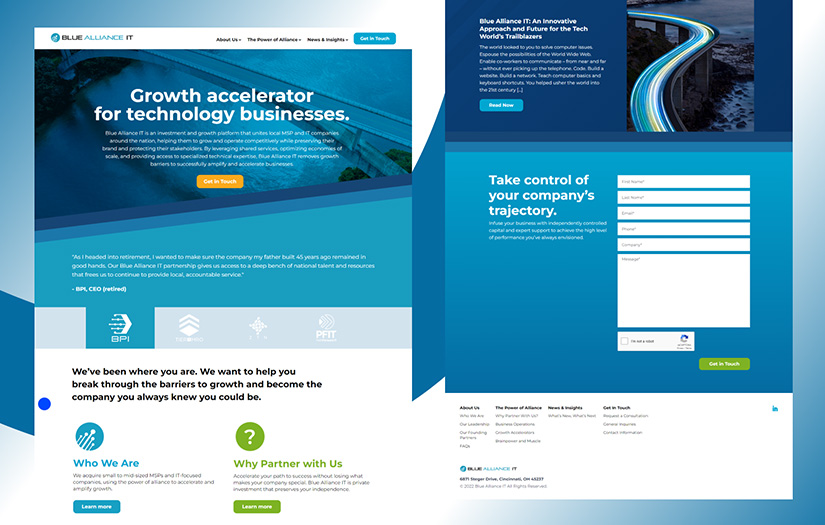 Blue Alliance IT - An investment and growth platform screenshot 1