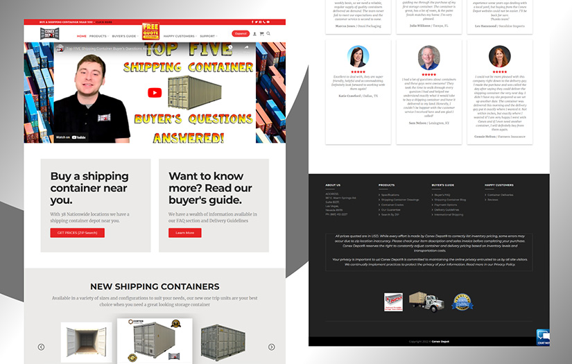 Conexdepot - Used Shipping Containers For Sale screenshot 1