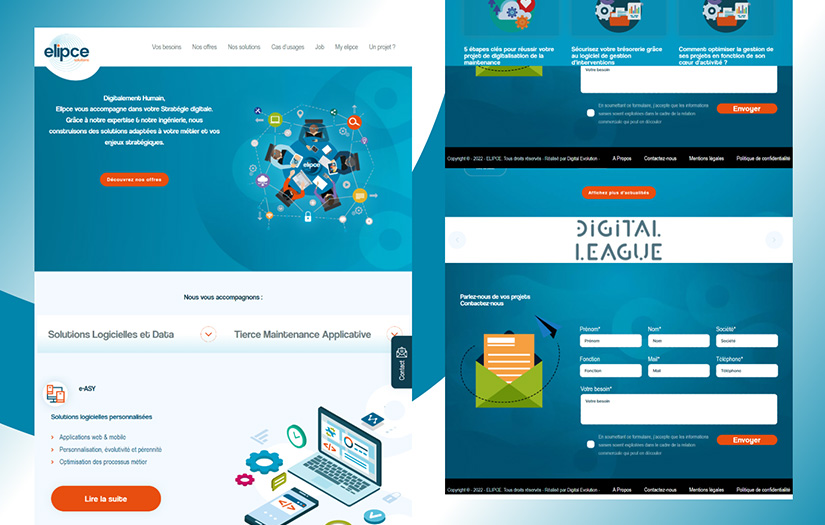 IT company in Valence and Avignon - Elipce screenshot 1