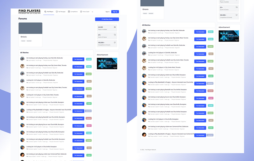 FindPlayers - Forums screenshot 1