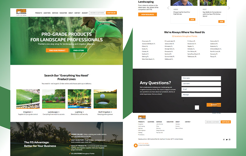 Fisoutdoor - Pro-Grade Landscape | Irrigation Supplies Florida screenshot 1