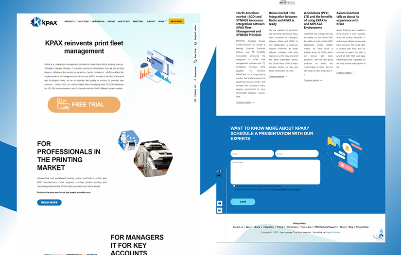 KPAX - A centralized management solution for printing systems screenshot 1