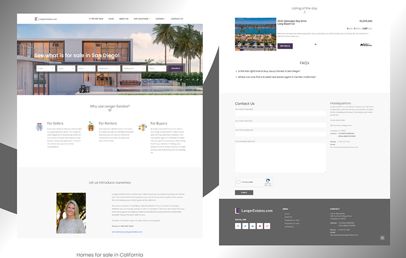 LangerEstates - Real estate agents in Carlsbad ca screenshot 1