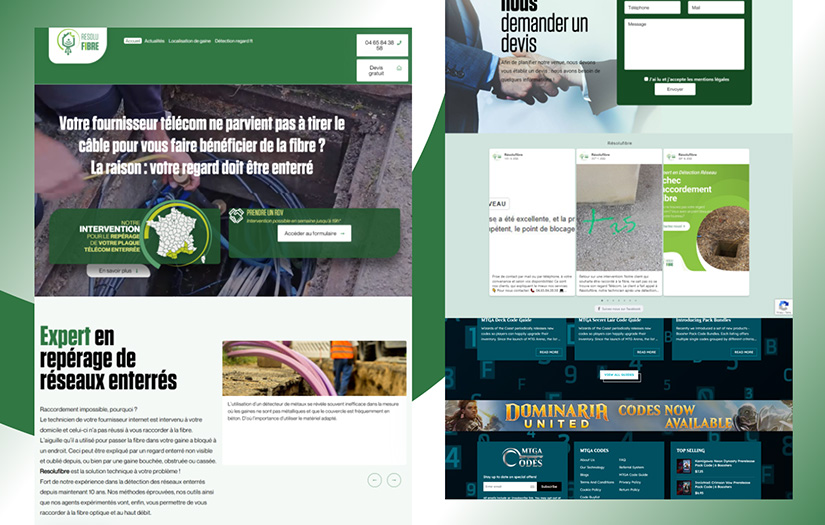 Resolufibre - Accueil - Resolu Fibre screenshot 1