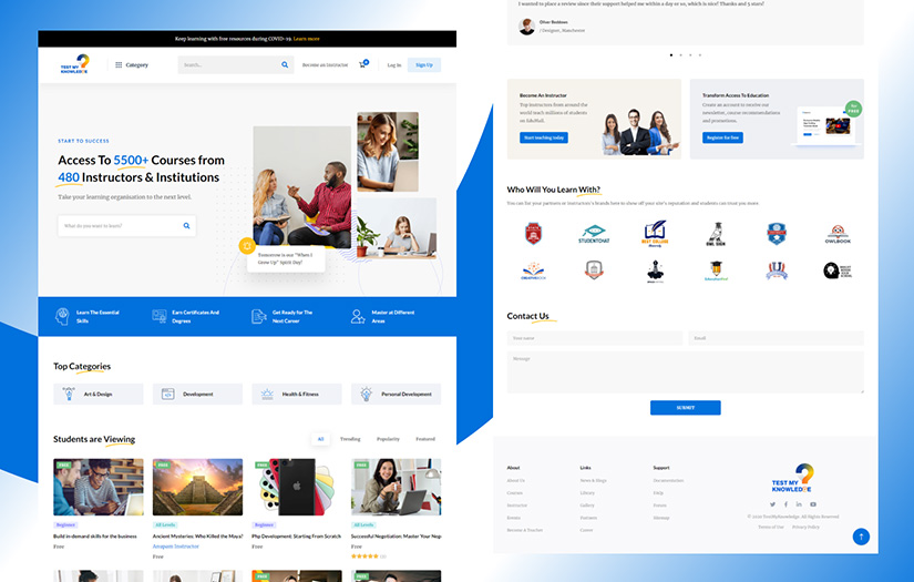 Testmyknowledge screenshot 1
