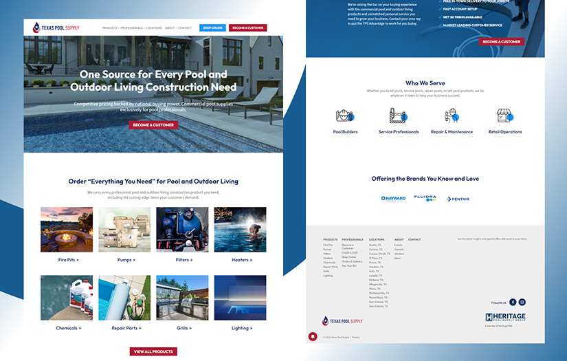 Txpoolsupply - Outdoor Living Commercial Pool Supplies | Texas Pool Supply screenshot 1