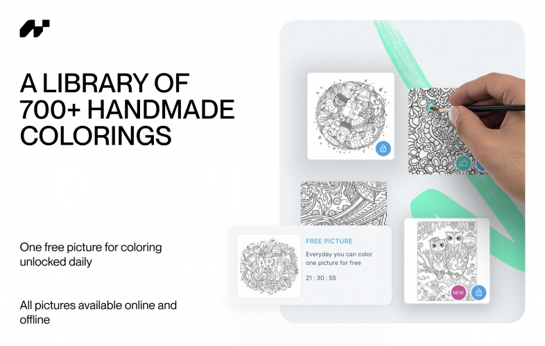 ArtPlay Coloring App for iOS screenshot 3