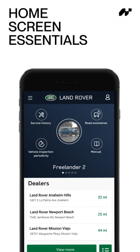 Jaguar Land Rover App screenshot 3