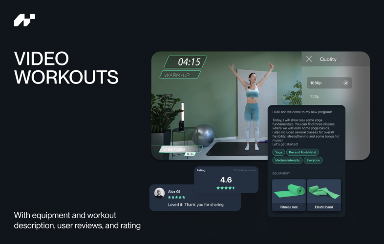 Mobile App for Online Workouts screenshot 3