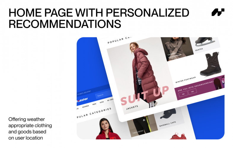 Sporting Goods Retailer Website screenshot 1