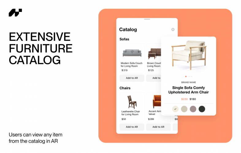 AR Furniture Shopping App screenshot 2