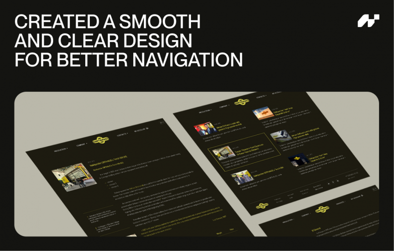 Website for a Trailer Manufacturer screenshot 2