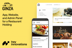 Ginza Project App, Website, and Admin Panel