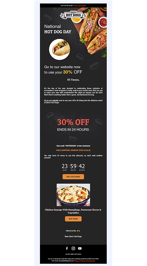 Dens Hot Dogs screenshot 1