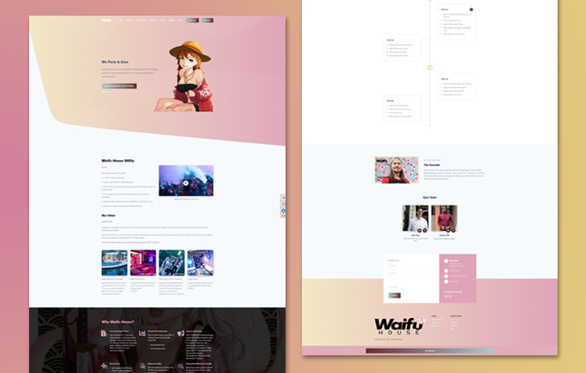 Waifu House NFT & Pixelette: Luxury Assets in Web3 screenshot 1