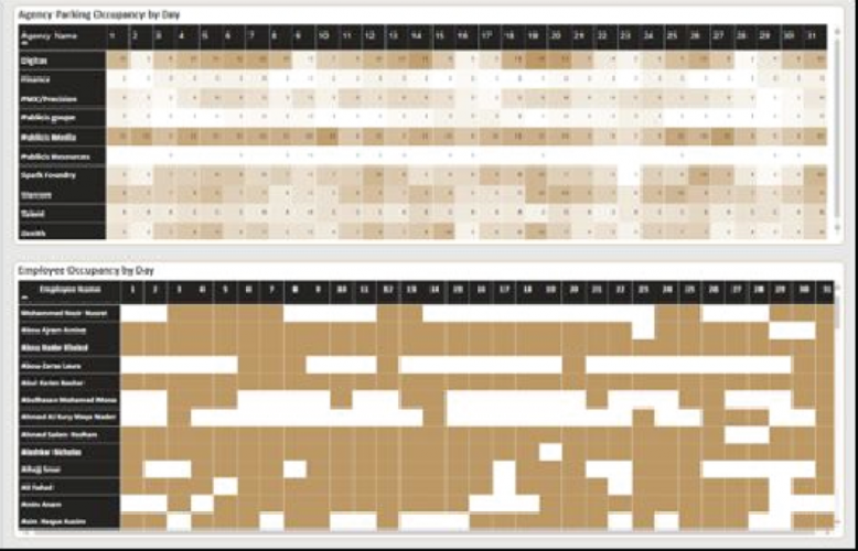 Publicis Groupe: Parking lot management system screenshot 1